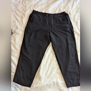 High-waisted Playa Taper Pants 2X Black